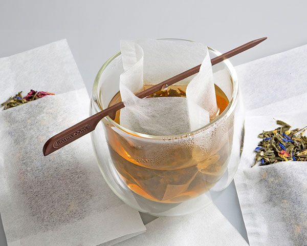 200 ml Taza de té Color Azul Finum Tea Glass System