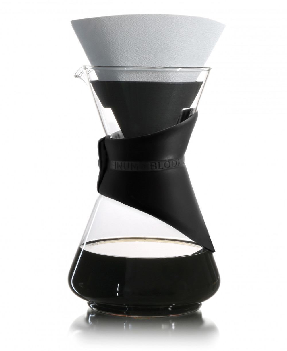 Finum Pourover coffee maker BLOOM AND FLOW™ with unique funnel
