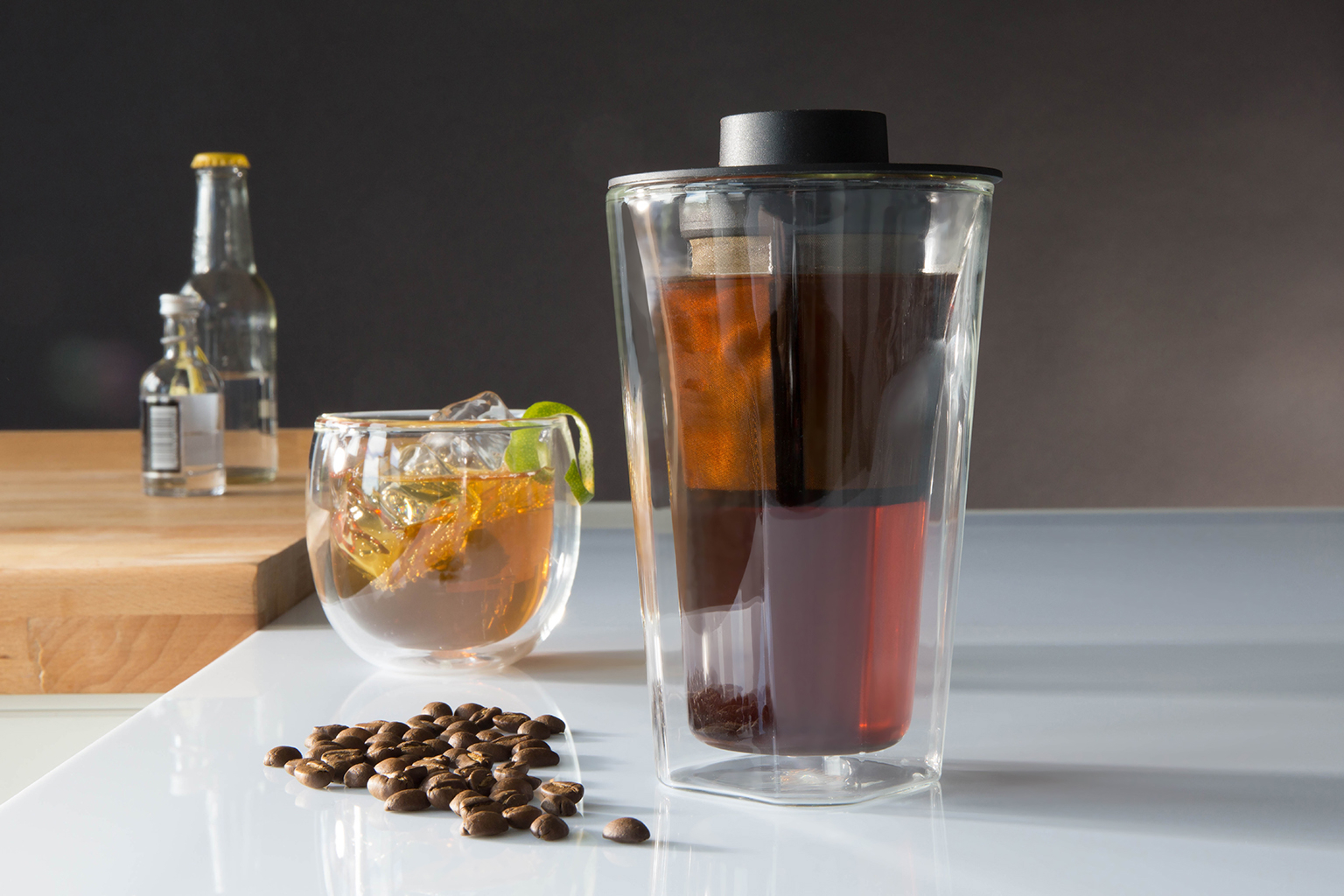 GinCoffee Cooler Drink für heiße Stunden